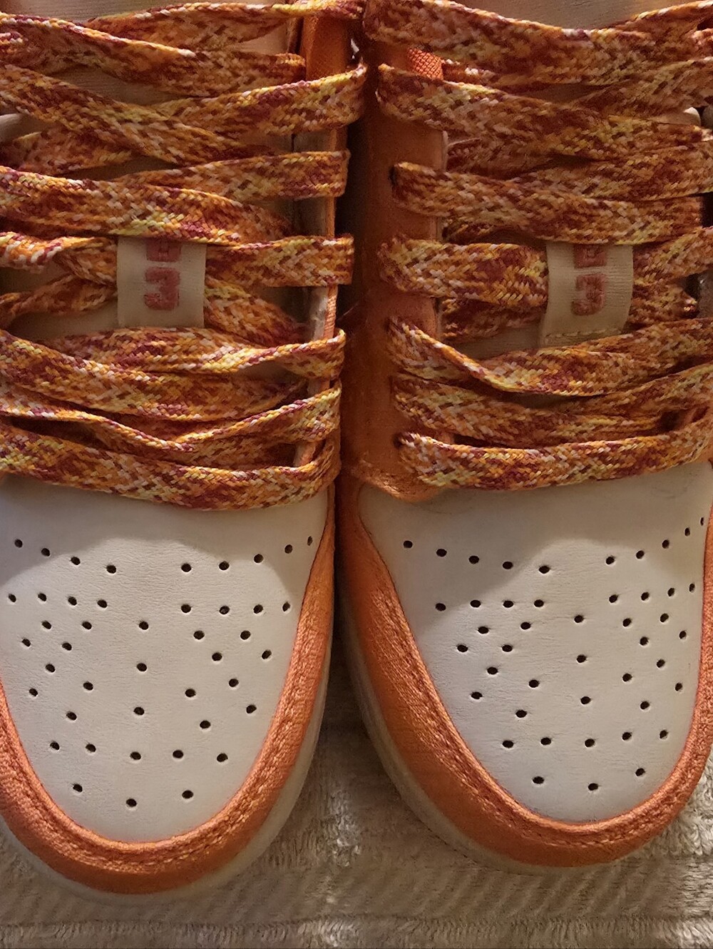 Air Jordan 1 Low Utility Crimson Pulse GS 5.5Y / W 7 - Picture 11 of 16